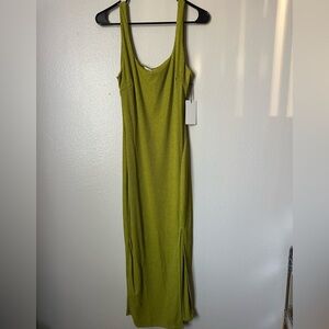 Iris Chartreuse Maxi Dress